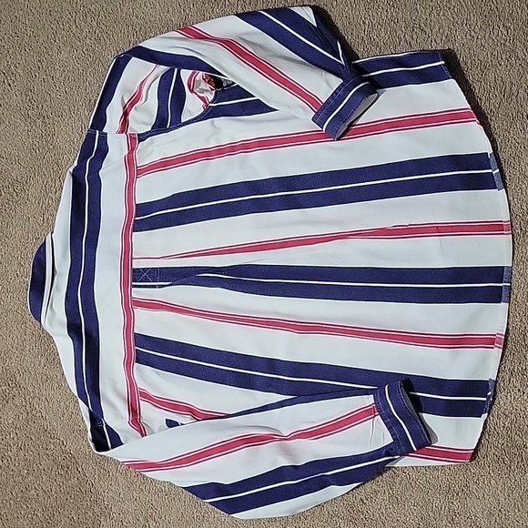 Vintage 90's Colours by Alexander Julian Classic Striped Button Down Shirt XL - Picture 5 of 10